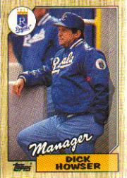 1987 Topps Baseball Cards      018      Dick Howser MG